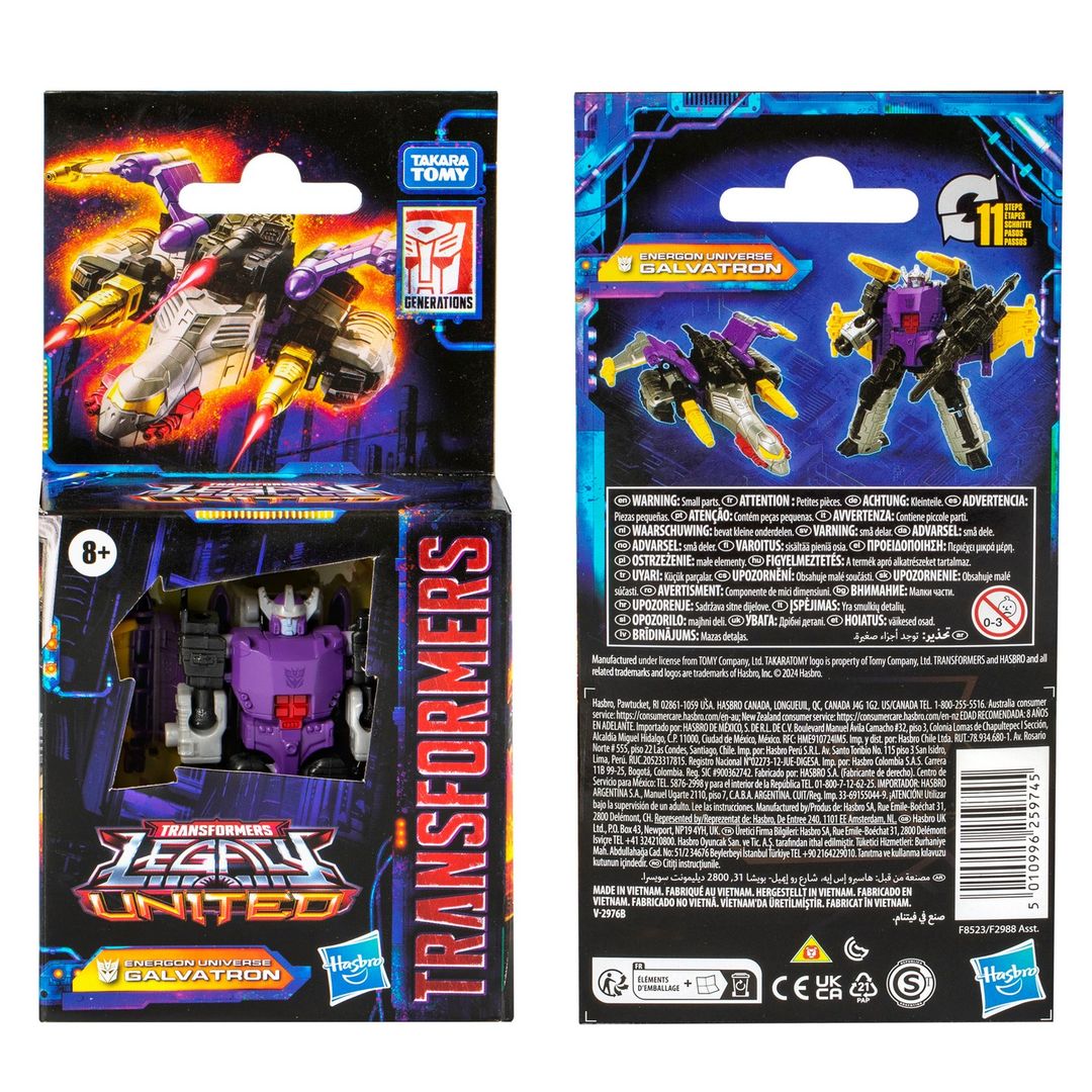 United Geocron and Galvatron Core Class Official Reveals